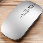 M103 1600DPI 5 Tasten 2,4G Kabellose Maus Aufladung Ai Intelligente Sprachsteuerung Büro Maus, Unterstützt 28 Sprachen, Weiß, Schwarz, Silber, Roségold, Grau