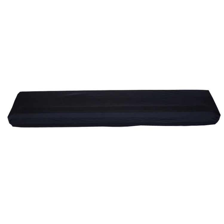 Wasserabweisende Öffnung Elektronische Tastaturabdeckung Oxford-Stoff Staubschutz mit Kordelzug Tastatur-Instrumentenabdeckung, 61 Tasten Schwarz 98x42x21cm, 88 Tasten Schwarz 124x49x36cm