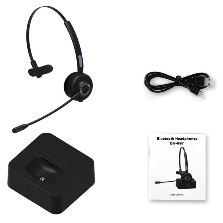 M97 Bluetooth 5.0 Headset Mono Bluetooth Ohrhörer mit Ladestation