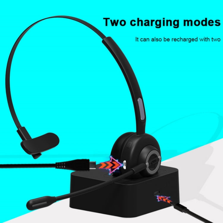 M97 Bluetooth 5.0 Headset Mono Bluetooth Ohrhörer mit Ladestation