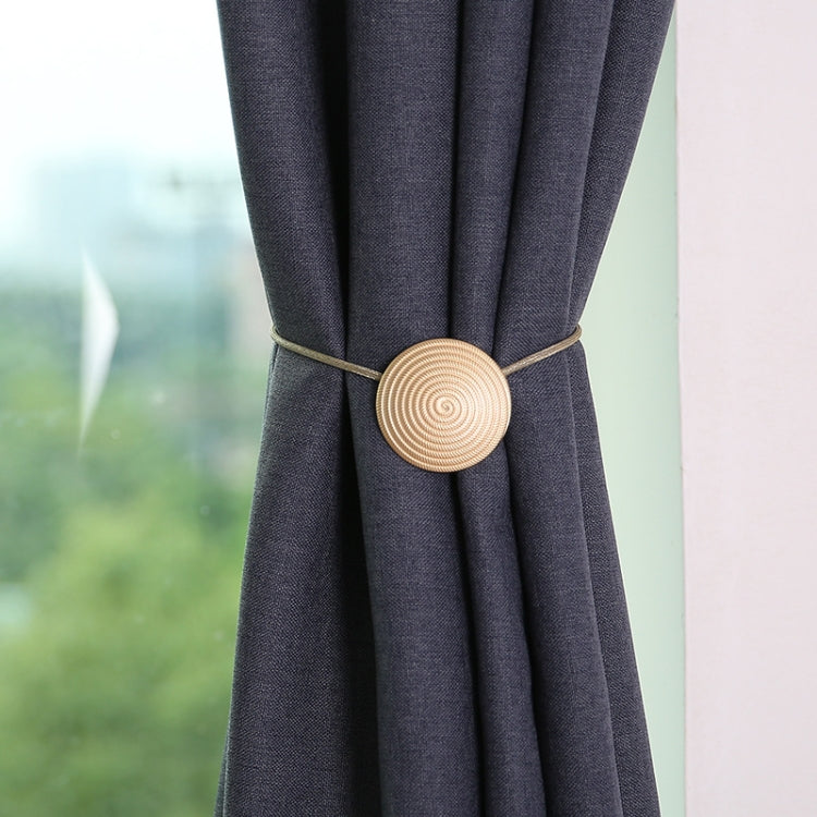 E003 Metallvorhang Magnetverschlussband Vorhangclip Schlafzimmer Wohnzimmer Frei gestanzte Vorhangschnalle, Gold, Silber, Blau Antik, Rot Antik