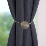 E003 Metallvorhang Magnetverschlussband Vorhangclip Schlafzimmer Wohnzimmer Frei gestanzte Vorhangschnalle, Gold, Silber, Blau Antik, Rot Antik