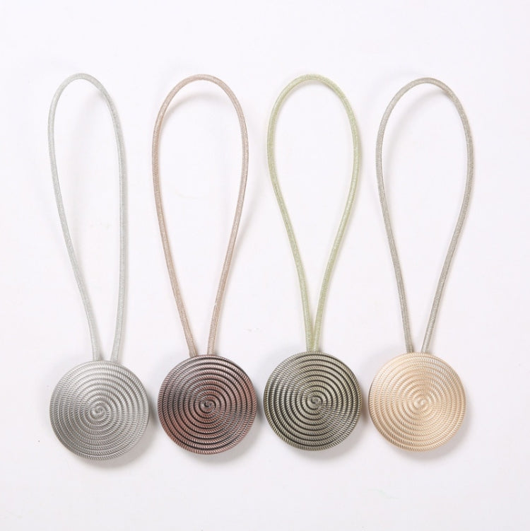 E003 Metallvorhang Magnetverschlussband Vorhangclip Schlafzimmer Wohnzimmer Frei gestanzte Vorhangschnalle, Gold, Silber, Blau Antik, Rot Antik