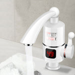Digitalanzeige Elektrischer Heizwasserhahn Sofortiger Warmwasserbereiter EU-Stecker, Digitalanzeige Horizontalrohr, Digitalanzeige Winkel, Digitales Horizontalrohr mit Auslaufschutz, Digitaler Winkel mit Auslaufschutz, Lampenanzeige Winkel