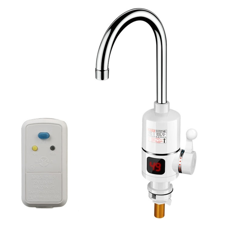 Digitalanzeige Elektrischer Heizwasserhahn Sofortiger Warmwasserbereiter EU-Stecker, Digitalanzeige Horizontalrohr, Digitalanzeige Winkel, Digitales Horizontalrohr mit Auslaufschutz, Digitaler Winkel mit Auslaufschutz, Lampenanzeige Winkel