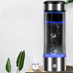 Tragbarer gesundheitsfördernder wasserstoffreicher Wasserbecher, hochkonzentrierter Negativ-Ionen-Elektrolyse-Generator, 450 ml