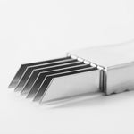 Edelstahl-Frühlingszwiebelmesser Küchenhelfer, 15,7x1,8cm