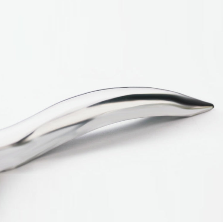 Edelstahl-Frühlingszwiebelmesser Küchenhelfer, 15,7x1,8cm