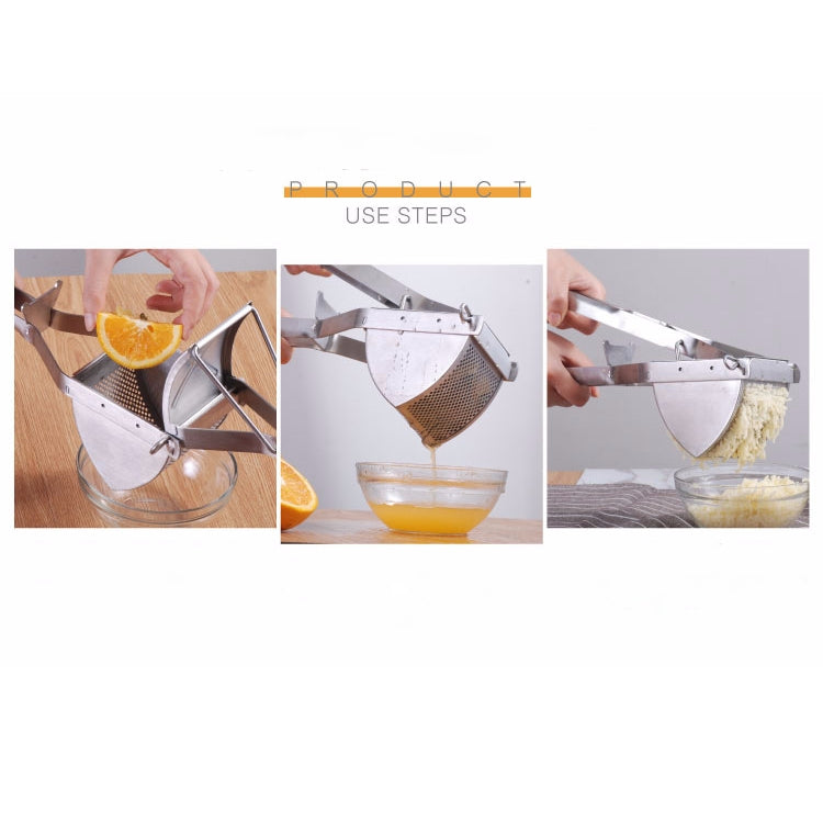 Manueller Kartoffelstampfer aus Edelstahl, Kartoffelpresse, Fruchtpresse, Kartoffelstampfer