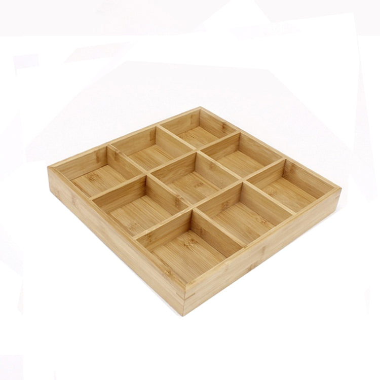 Hot Pot Bambusteller mit Fächern, Servierplatte aus Holz, großes Neuner-Raster, Sechser-Raster, großes Vierer-Raster aus Bambus, mittleres Vierer-Raster aus Bambus, kleines Vierer-Raster aus Bambus, Dreier-Raster aus Bambus, Zweier-Raster               