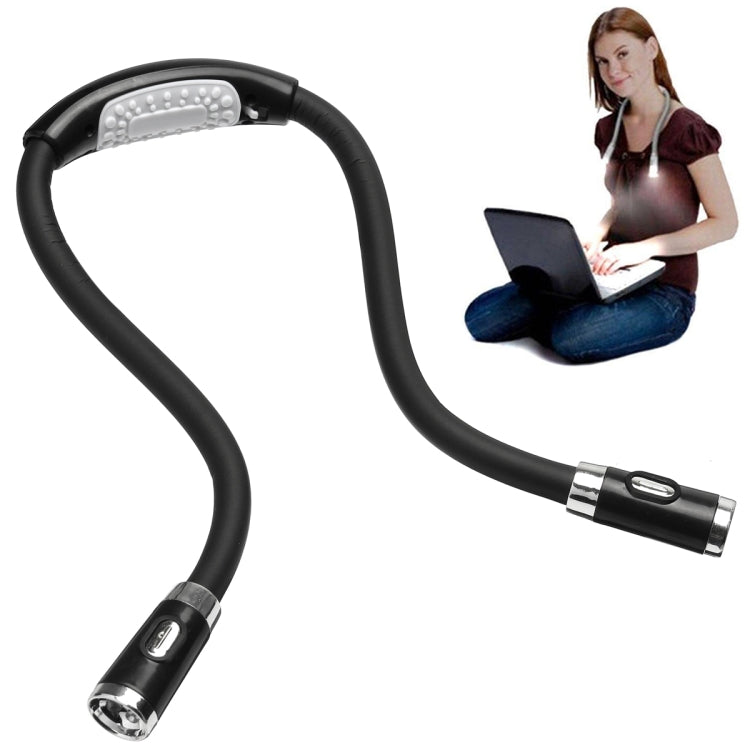 Tragbare U-förmige LED Flexible Freihändige Umarmung Hals Lese Buchlampe Taschenlampe, Schwarz, Grün, Blau, Pink