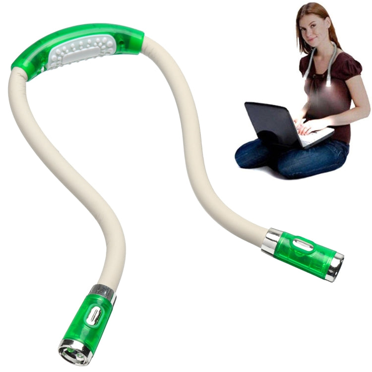 Tragbare U-förmige LED Flexible Freihändige Umarmung Hals Lese Buchlampe Taschenlampe, Schwarz, Grün, Blau, Pink
