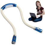 Tragbare U-förmige LED Flexible Freihändige Umarmung Hals Lese Buchlampe Taschenlampe, Schwarz, Grün, Blau, Pink