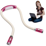 Tragbare U-förmige LED Flexible Freihändige Umarmung Hals Lese Buchlampe Taschenlampe, Schwarz, Grün, Blau, Pink