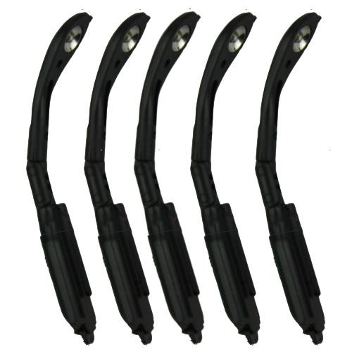 5 Stück Mini Augenschutz Clip-Leselampen Faltbare LED Nachtlampe, Clip-Leselampen