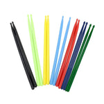 2 Stück Drumsticks, Zubehör für Schlagzeugsets, Nylon-Drumsticks, Gelb, Hellblau, Schwarz, Hellgrün, Rot, Marineblau, Dunkelgrün