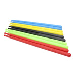 2 Stück Drumsticks, Zubehör für Schlagzeugsets, Nylon-Drumsticks, Gelb, Hellblau, Schwarz, Hellgrün, Rot, Marineblau, Dunkelgrün