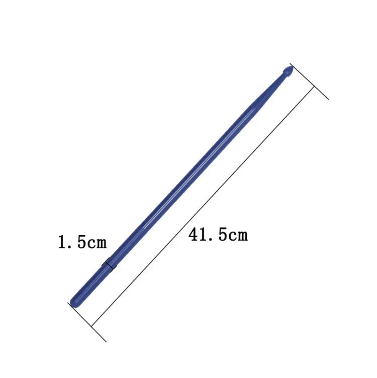 2 Stück Drumsticks, Zubehör für Schlagzeugsets, Nylon-Drumsticks, Gelb, Hellblau, Schwarz, Hellgrün, Rot, Marineblau, Dunkelgrün