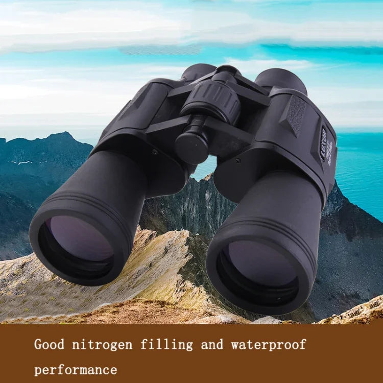 Luxun 20x50 Outdoor-Fernglas Nachtsicht bei schlechten Lichtverhältnissen Nicht-Infrarot-Hochleistungsfernglas, 20x50 Schwarz, 20x50 Armeegrün