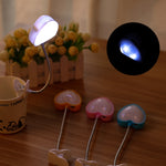 Mini Liebesherz Clip LED Buchlampe Leselampe Schreibtischlampe Tastaturlicht Augenschutz Energiespar Nachtlicht, Pink, Gelb, Blau