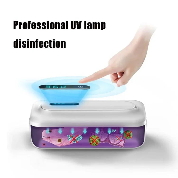 XD003 Unterwäsche-UV-Sterilisationsmaschine Kosmetikpinsel-Aufbewahrungs-Desinfektionsbox, XD003 Weiß, XD003 Rosa