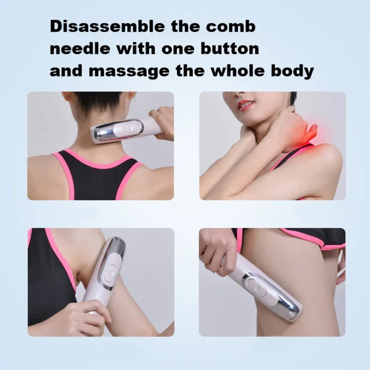 Elektrischer Massagekamm für langes, glattes Haar