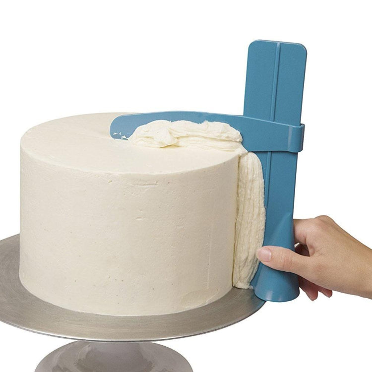 Verstellbarer DIY Tortenschaber Glätter Fondant Spachtel Tortenkanten Glätter Creme