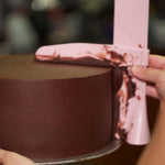 Verstellbarer DIY Tortenschaber Glätter Fondant Spachtel Tortenkanten Glätter Creme