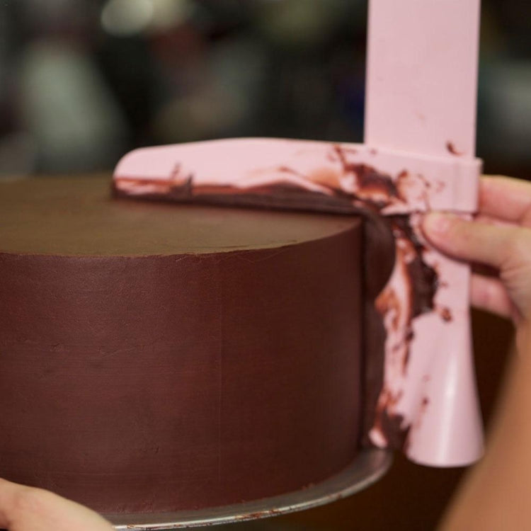 Verstellbarer DIY Tortenschaber Glätter Fondant Spachtel Tortenkanten Glätter Creme
