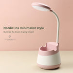USB-Ladung LED Schreibtischlampe Augenschutz Lampe mit Stifthalter und Handyhalter, CS276-1 Pink, CS276-1 Blau, CS276-1 Grün, CS276-1 Gelb, CS276-1 Schwarz, CS276-3 Pink, CS276-3 Blau, CS276-3 Grün, CS276-3 Gelb, CS276-3 Schwarz, CS276-4 Pink         ...