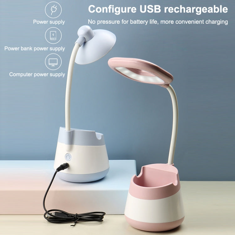 USB-Ladung LED Schreibtischlampe Augenschutz Lampe mit Stifthalter und Handyhalter, CS276-1 Pink, CS276-1 Blau, CS276-1 Grün, CS276-1 Gelb, CS276-1 Schwarz, CS276-3 Pink, CS276-3 Blau, CS276-3 Grün, CS276-3 Gelb, CS276-3 Schwarz, CS276-4 Pink         ...