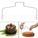 Verstellbarer Tortenschneider aus Edelstahl, Torten-Nivellierer, DIY Backwerkzeuge für Kuchen, Tortenschneider