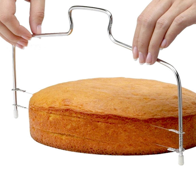 Verstellbarer Tortenschneider aus Edelstahl, Torten-Nivellierer, DIY Backwerkzeuge für Kuchen, Tortenschneider