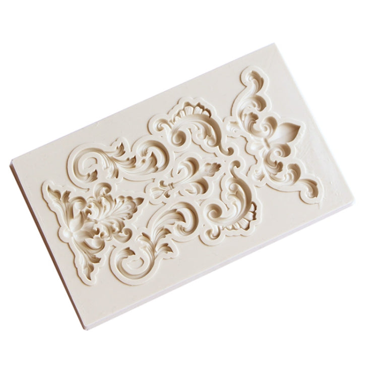 2 Stk. Bordüre Silikonform Fondantform Kuchen Dekorationswerkzeuge Schokoladenform, Bordüre Silikonform