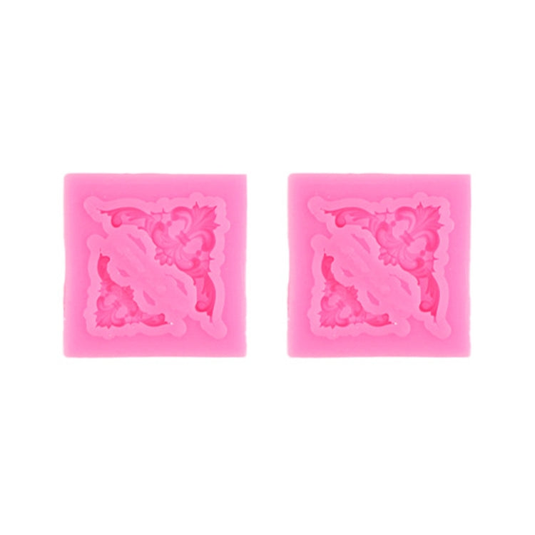 2 Stück Fondant Kuchen Silikonform Hohle Geprägte Rahmen Retro Fotorahmenform