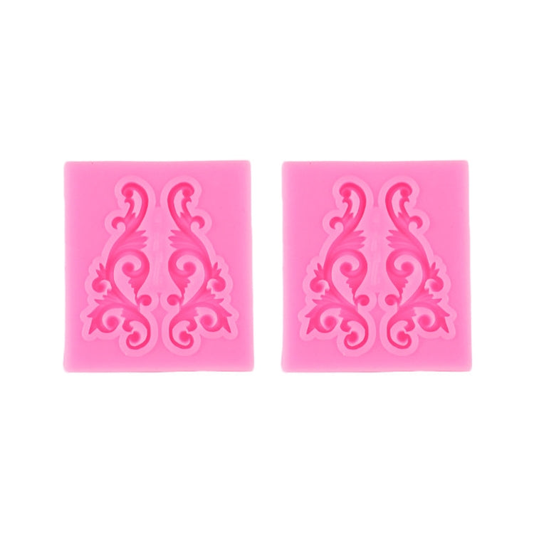 2 Stück Fondant Kuchen Silikonform Hohle Geprägte Rahmen Retro Fotorahmenform