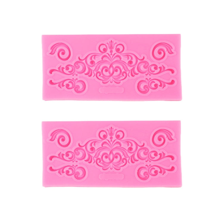 2 Stück Fondant Kuchen Silikonform Hohle Geprägte Rahmen Retro Fotorahmenform