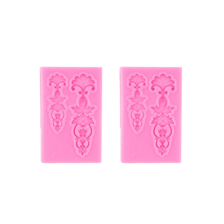 2 Stück Fondant Kuchen Silikonform Hohle Geprägte Rahmen Retro Fotorahmenform