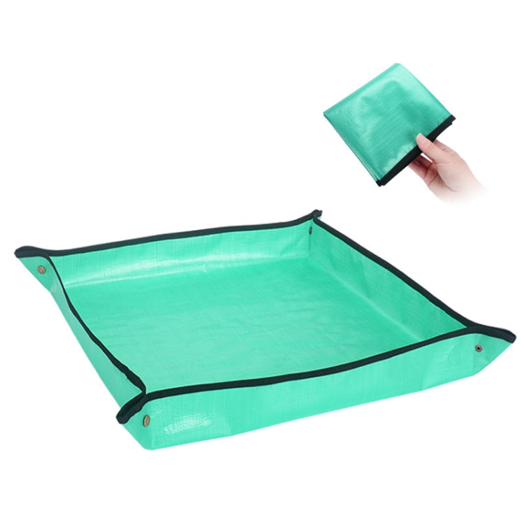 68x68cm PE Garten Anzuchtmatte für Zuhause, Pflanzmatte, Umtopfmatte, Mischboden, Wasserdichte Blumenmatte, 68x68cm