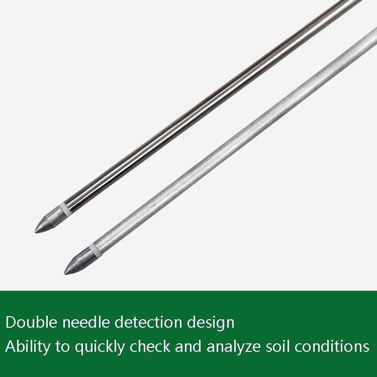 3 in 1 Bodendetektor PH-Wert Lichtintensität Teststift Rundkopf Boden Trockenfeuchtigkeitsmesser, 3 in 1