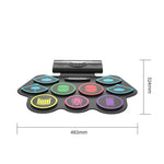 MD862M Bluetooth Drum Set For Beginners Learn To Play Portable Electronic Drums, MD862M