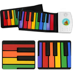 HUA008-49 Handgerolltes, faltbares Kinderklavier mit 49 Tasten, 49 Tasten