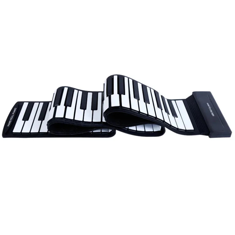 MIDI88 88-Tasten Handgerolltes Faltklavier Professionelles MIDI-Softkeyboard Simuliertes Übungsklavier Tragbares Faltbares elektronisches Klavier, 88 Tasten