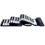 MIDI88 88-Tasten Handgerolltes Faltklavier Professionelles MIDI-Softkeyboard Simuliertes Übungsklavier Tragbares Faltbares elektronisches Klavier, 88 Tasten