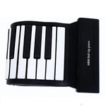MIDI88 88-Tasten Handgerolltes Faltklavier Professionelles MIDI-Softkeyboard Simuliertes Übungsklavier Tragbares Faltbares elektronisches Klavier, 88 Tasten