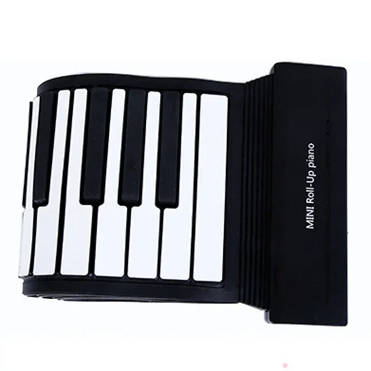 MIDI88 88-Tasten Handgerolltes Faltklavier Professionelles MIDI-Softkeyboard Simuliertes Übungsklavier Tragbares Faltbares elektronisches Klavier, 88 Tasten