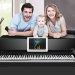 MIDI88 88-Tasten Handgerolltes Faltklavier Professionelles MIDI-Softkeyboard Simuliertes Übungsklavier Tragbares Faltbares elektronisches Klavier, 88 Tasten