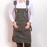 Segeltuchschürze Friseur Rösten Cafe Gartenarbeit Holzbearbeitung Arbeitskleidung für Männer und Frauen, Erwachsenenmodelle, für Kinder 47cm, für Kinder 57cm