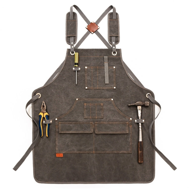 Segeltuchschürze Friseur Rösten Cafe Gartenarbeit Holzbearbeitung Arbeitskleidung für Männer und Frauen, Erwachsenenmodelle, für Kinder 47cm, für Kinder 57cm