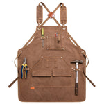 Segeltuchschürze Friseur Rösten Cafe Gartenarbeit Holzbearbeitung Arbeitskleidung für Männer und Frauen, Erwachsenenmodelle, für Kinder 47cm, für Kinder 57cm